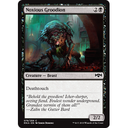 Magic löskort: Ravnica Allegiance: Noxious Groodion