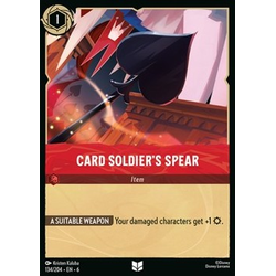 Lorcana Löskort: Azurite Sea: Card Soldier's Spear