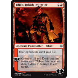 Magic löskort: War of the Spark: Tibalt, Rakish Instigator