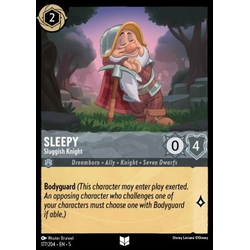 Lorcana Löskort: Shimmering Skies: Sleepy - Sluggish Knight