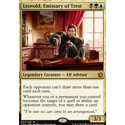 Magic löskort: Conspiracy: Take the Crown: Leovold, Emissary of Trest