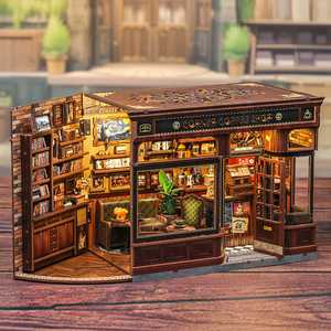 Miniature House: Corner Coffee Shop