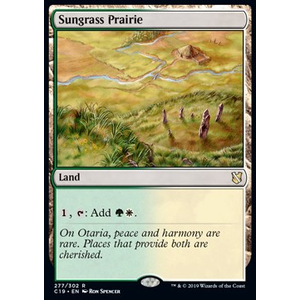 Magic löskort: Commander 2019: Sungrass Prairie