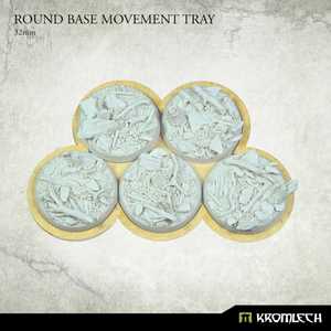 Round Base Movement Tray 32mm (5)