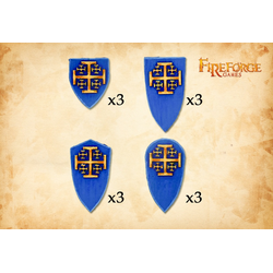 Fireforge: The Order of Jerusalem Shields (resin) (12)