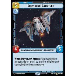 Star Wars: Unlimited Löskort: Shadows of the Galaxy: Survivors' Gauntlet
