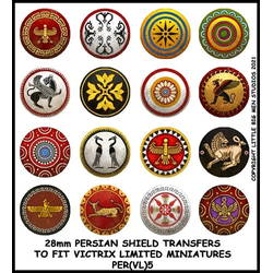 Little Big Men Studio: Persian Shield Transfers #5 for Victrix