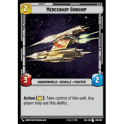 Star Wars: Unlimited Löskort: Shadows of the Galaxy: Mercenary Gunship