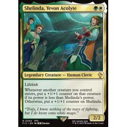 Magic löskort: Magic: The Gathering - FINAL FANTASY: Commander: Shelinda, Yevon Acolyte