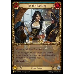 FaB Löskort: High Seas: Tip the Barkeep (Cold Foil)
