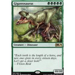 Magic löskort: Core Set 2019: Gigantosaurus