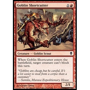 Magic löskort: Zendikar: Goblin Shortcutter
