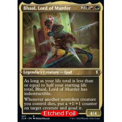 Magic löskort: Commander Legends: Battle for Baldur's Gate: Bhaal, Lord of Murder (Etched Foil) (Japansk)