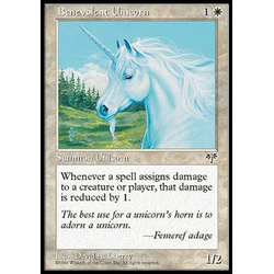 Magic löskort: Mirage: Benevolent Unicorn