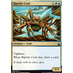 Magic löskort: Battlebond: Riptide Crab