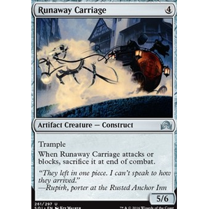 Magic löskort: Shadows over Innistrad: Runaway Carriage
