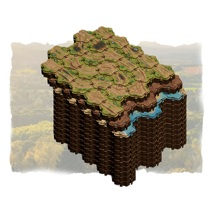 Lorescape Modular Hex-terrain Mega Pack: RPG Starter Pack