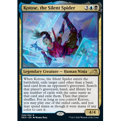 Magic löskort: Kamigawa: Neon Dynasty: Kotose, the Silent Spider