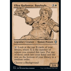 Magic löskort: Commander Legends: Battle for Baldur's Gate: Ellyn Harbreeze, Busybody (alternative art)