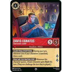 Lorcana Löskort: Whispers in the Well: David Xanatos - Charismatic Leader