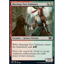 Magic löskort: Double Masters 2022: Burning-Tree Emissary (Foil)