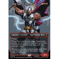 Magic löskort: Marvel Super Heroes: Thor, God of Thunder (alternative art)