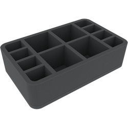 Feldherr 70mm half-size foam tray with 12 slots