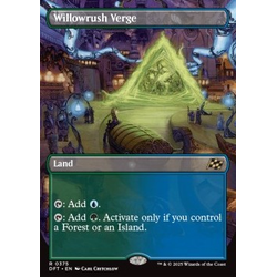 Magic löskort: Magic: Aetherdrift: Willowrush Verge (alternative art)