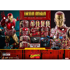 Marvel The Origins - Iron Man Comic Masterpiece Deluxe Version - 1/6