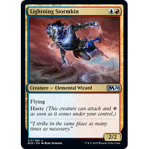 Magic löskort: Core Set 2020: Lightning Stormkin