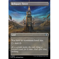 Magic löskort: Commander Masters: Reliquary Tower (alternative art)