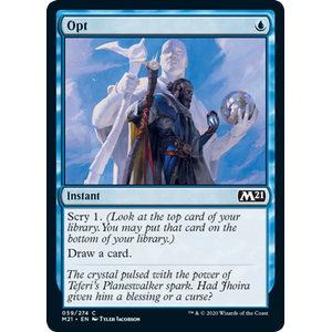 Magic löskort: Core Set 2021: Opt