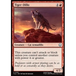 Magic löskort: Avatar: The Last Airbender: Tiger-Dillo (Foil)