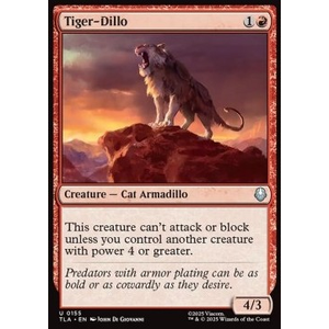Magic löskort: Avatar: The Last Airbender: Tiger-Dillo (Foil)