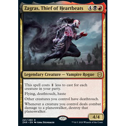 Magic löskort: Zendikar Rising: Zagras, Thief of Heartbeats