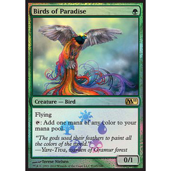 Magic löskort: Core Set 2011: Birds of Paradise (Promo Foil)