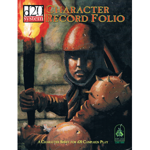 d20 Character Record Folio
