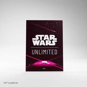 Card Sleeves Standard Art "Star Wars: Unlimited - Card Back Magenta" (60) (GameGenic)