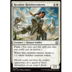 Magic löskort: Magic: The Gathering Foundations: Resolute Reinforcements