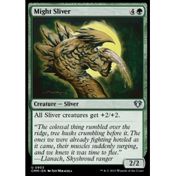 Magic löskort: Commander Masters: Might Sliver