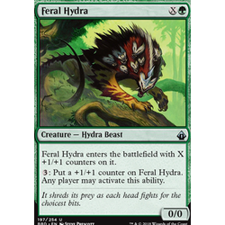 Magic löskort: Battlebond: Feral Hydra
