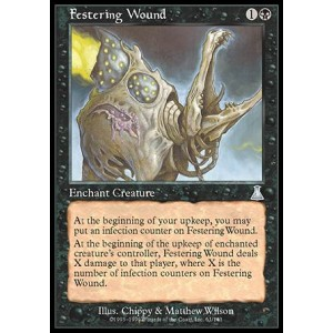 Magic löskort: Urza's Destiny: Festering Wound