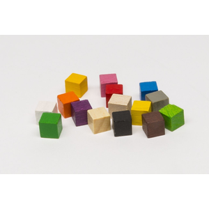 Spelpjäs: Cube 8mm - white (1st)