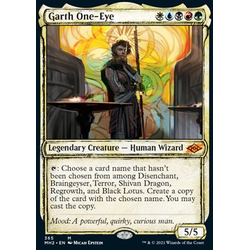 Magic löskort: Modern Horizons 2: Garth One-Eye (alternative art) (Foil)