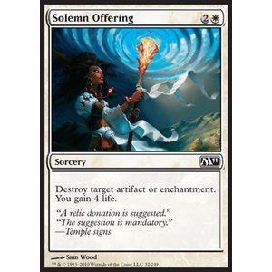 Magic löskort: Magic 2011: Solemn Offering