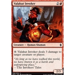 Magic löskort: Battle for Zendikar: Valakut Invoker (Foil)