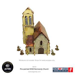Pre-Painted WW2 Normandy Church