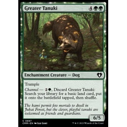 Magic löskort: Commander Masters: Greater Tanuki