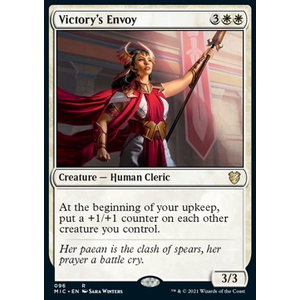 Magic löskort: Commander: Innistrad: Midnight Hunt: Victory's Envoy