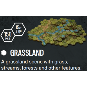 Lorescape Modular Hex-terrain Biome Set: Grassland